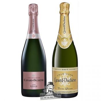 Rượu Champagne Canard Duchene Leonie Cuvee Brut - Rose